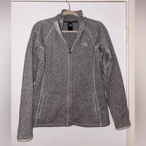 North Face Women's Gray Zip Up Jacket